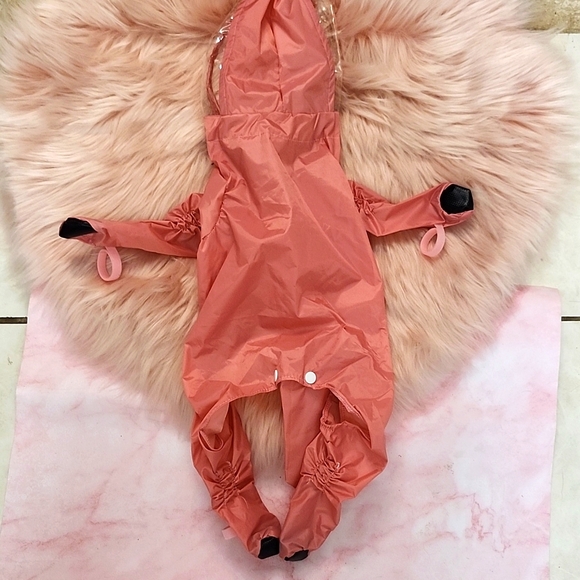 Brand New ZUNEA WATERPROOF DOG RAINCOAT W/HOOD FOR SMALL BREED-M - Picture 2 of 6